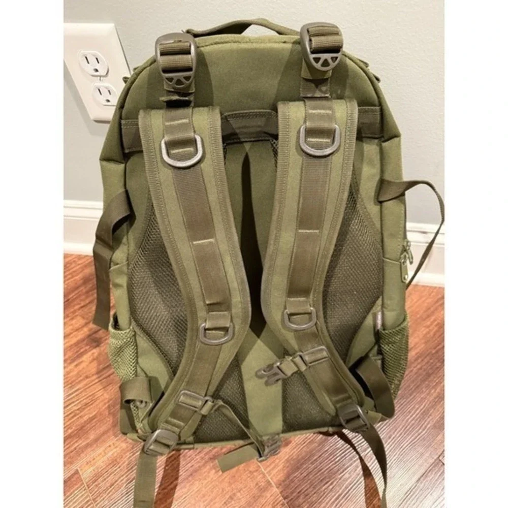 YINQISHI Olive Green Tactical Backpack Military Style Multiple‎ Pockets Durable